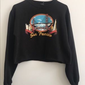 LIKE NEW brandy Melville cropped sweatshirt